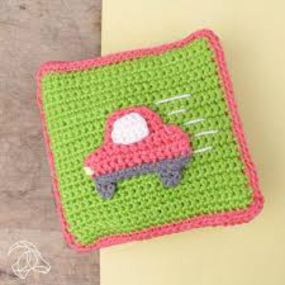 Handicraft crochet kit soft book vehicles NWT🪡🧶🏎️🚛